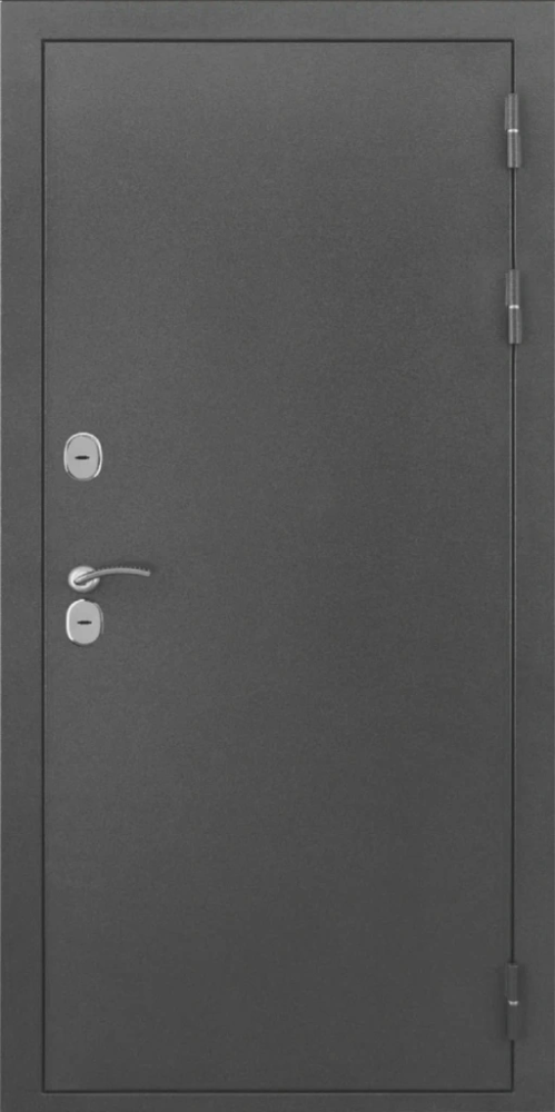 Дверь ДвериПРО L-Термо серебро ФЛ-609 (L-52, 10мм, белый матовый) DPRO190899
