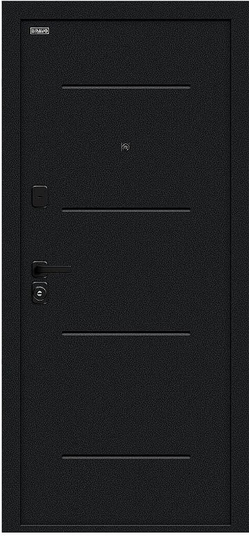 Товар Дверь Браво Граффити-1 Инсайд/SBlack Букле черное/Look Art DIS007408