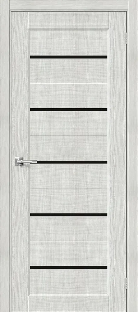 Межкомнатная дверь Мода-22 Black Line Bianco Melinga BR6067